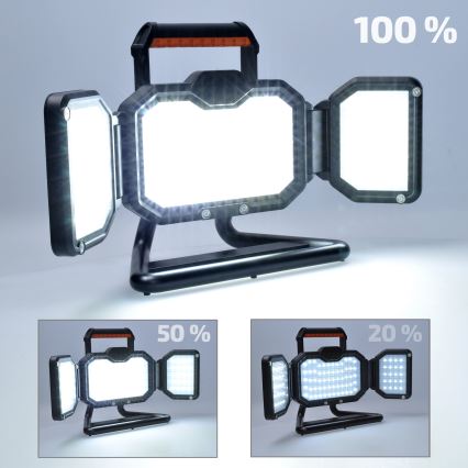 LED Proiettore ricaricabile dimmerabile LED/50W/12000 mAh 4000K IP54