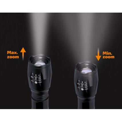 LED Torcia ricaricabile LED/Li-Ion 5V