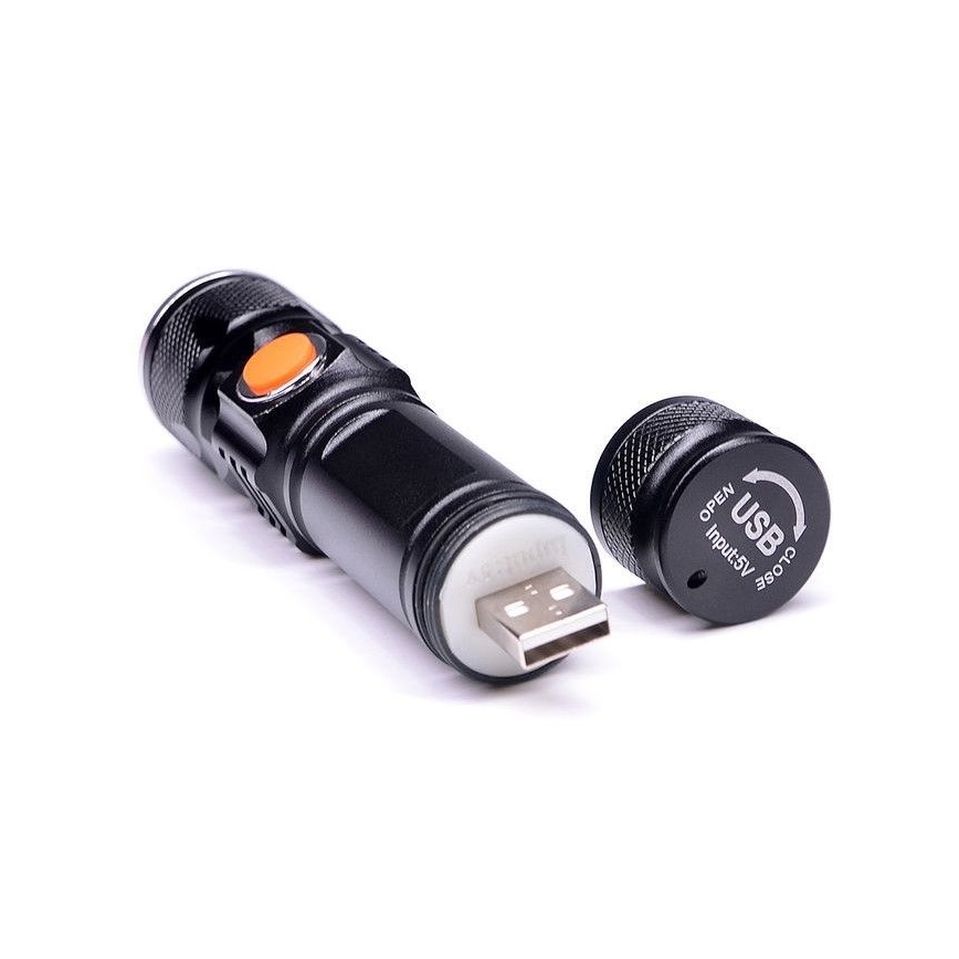 LED Wiederaufladbare Laterne USB LED/3W/3,7V IP44