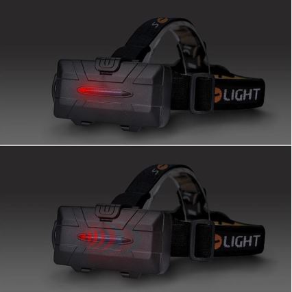 Lampada frontale LED ricaricabile LED/USB 2200mAh IP44