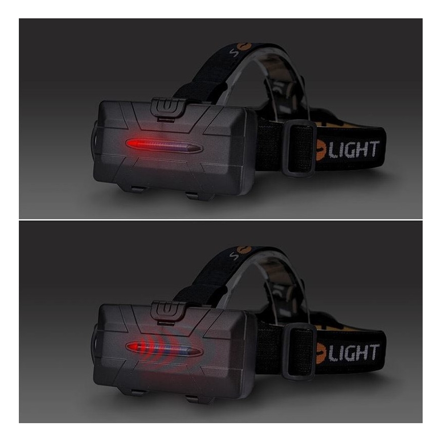 Lampada frontale LED ricaricabile LED/USB 2200mAh IP44