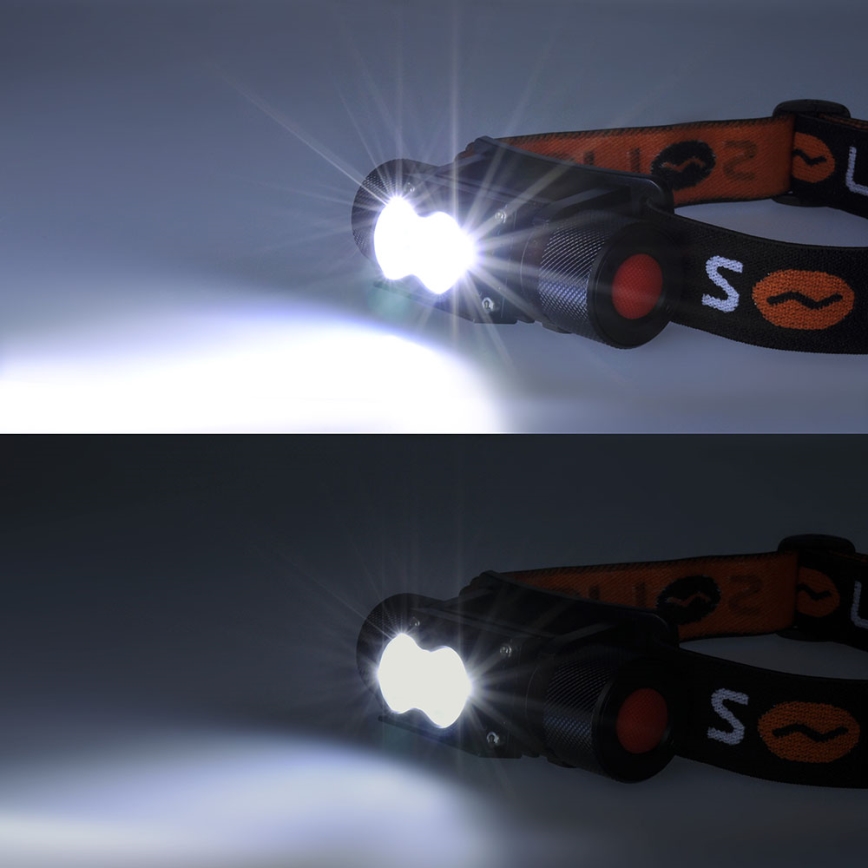 Lampe frontale rechargeable LED/2200 mAh 3,7V IP44