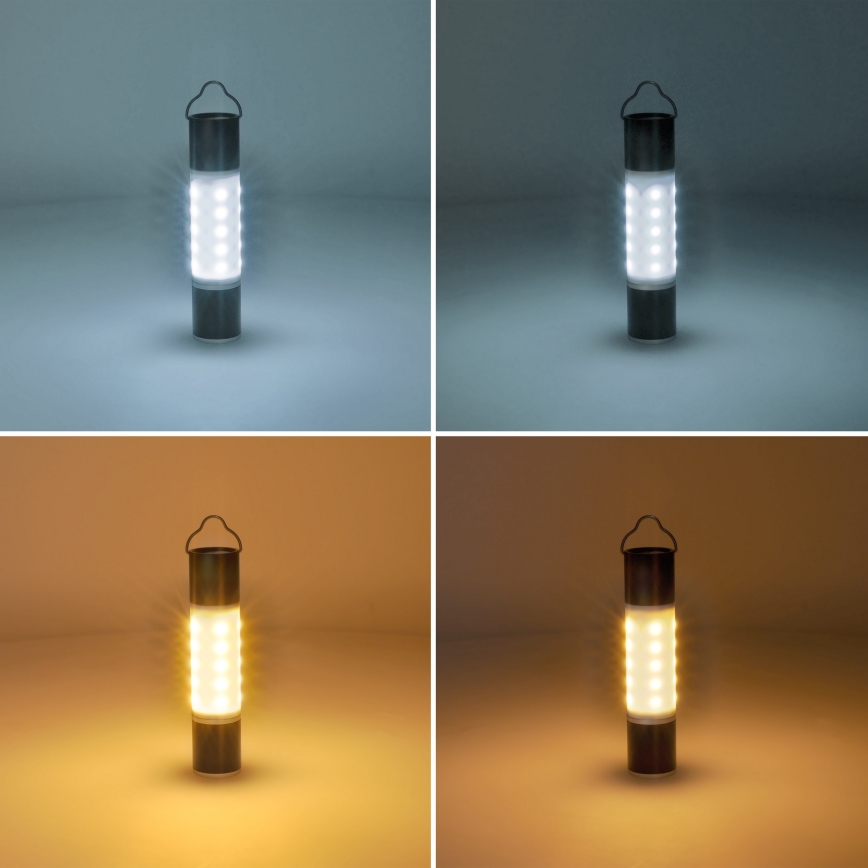 Aufladbare LED-Camping-Taschenlampe mit Powerbank-Funktion LED/1500 mAh 3,7V IP44