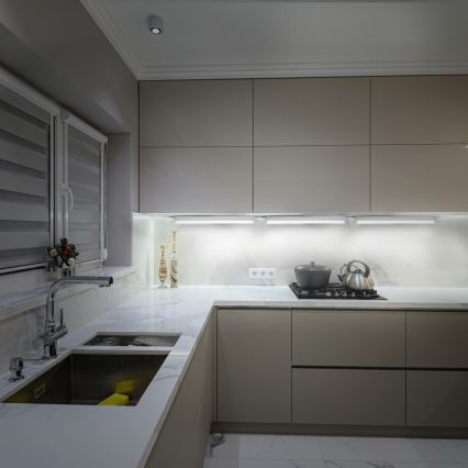 Luminaire LED sous-meuble 4W, 230V, 4100 K, 28 cm