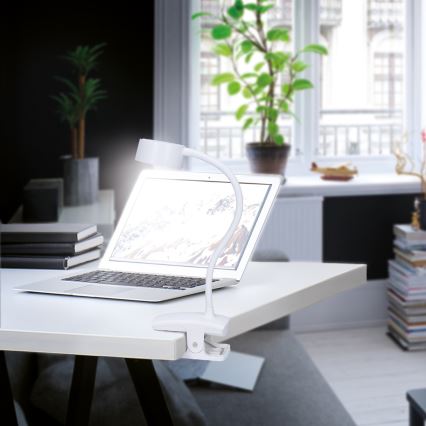 Dimmbare flexible LED-Leuchte mit Klemme LED/2W/1800 mAh 3000/4000/6500K weiß