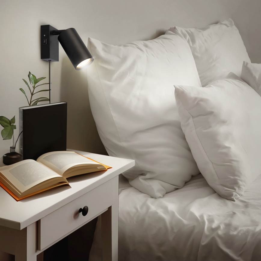 Applique murale CELE 1xGU10/30W/230V noire