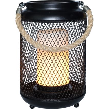 Lampe de table décorative LED/3xAA noir