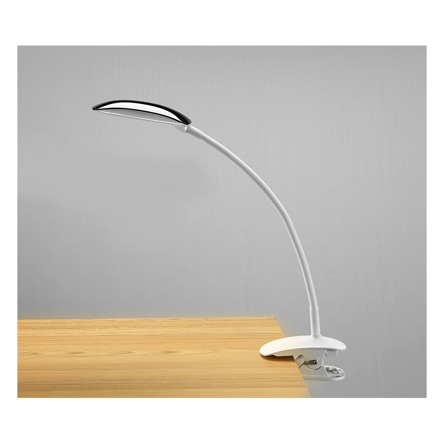 Lampada LED da tavolo dimmerabile con base e Clip LED/5W/230V