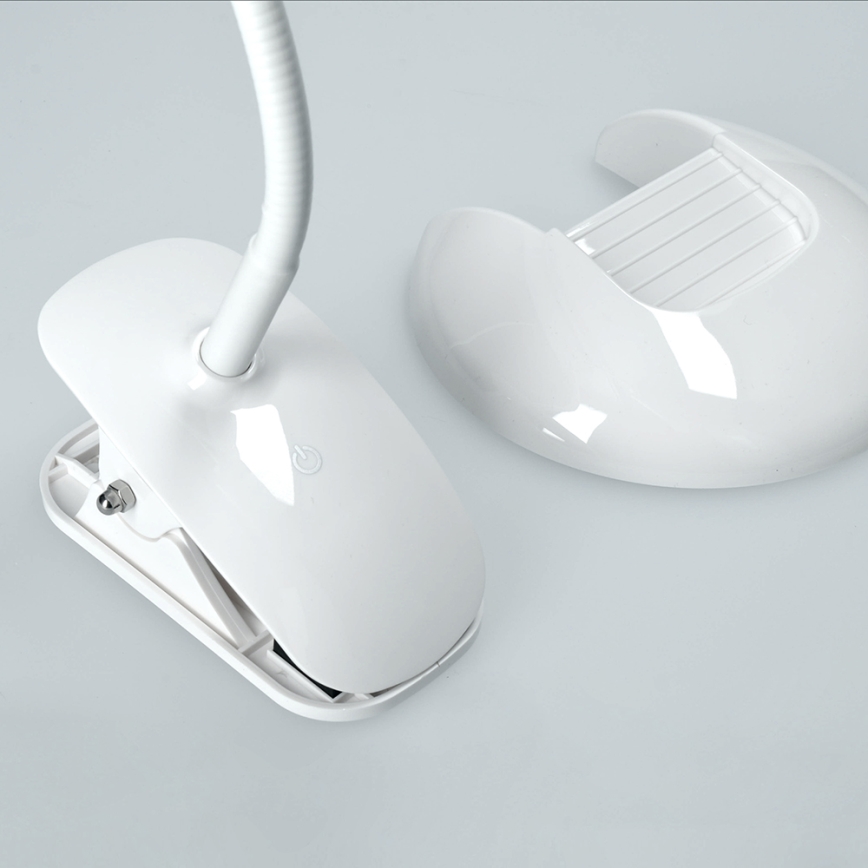 Lampada LED da tavolo dimmerabile con base e Clip LED/5W/230V