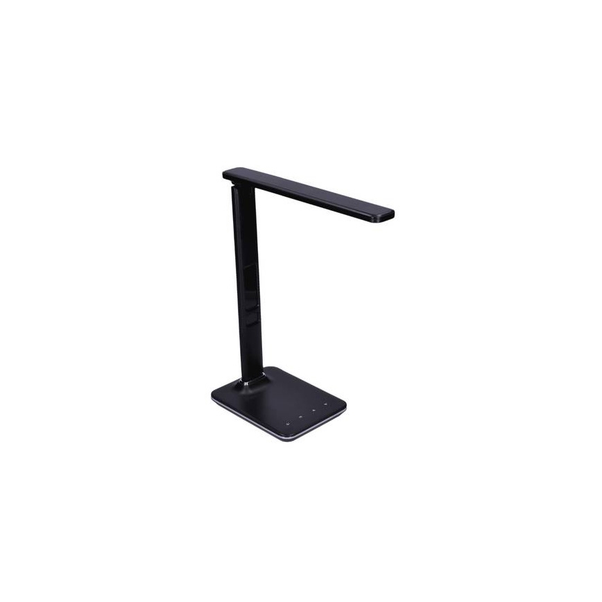 Lampe de table LED à intensité variable avec écran LED/9W/230V noir