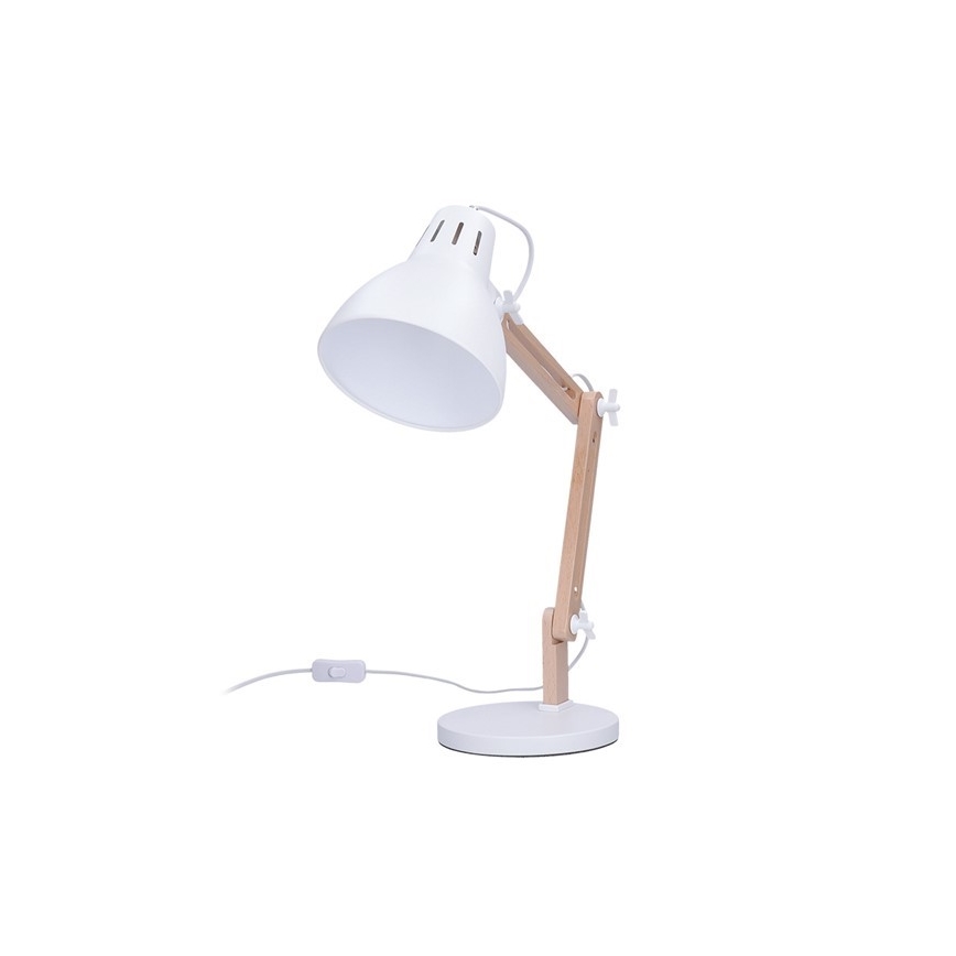 Lampada da tavolo FALUN 1xE27/25W/230V bianco