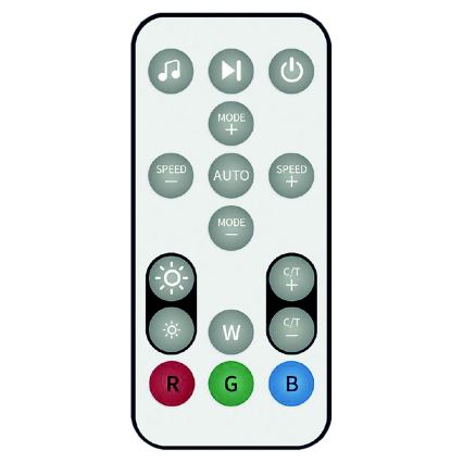 LED RGB Lampadaire dimmable RAINBOW LED/18W/230V Wi-Fi Tuya + télécommande