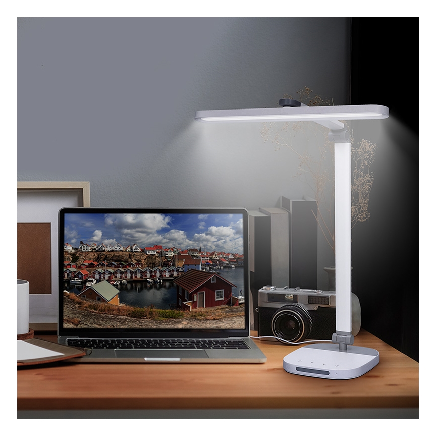 Lampada da tavolo LED dimmerabile con funzione Touch con notte illuminazione LED/10W/5V 3000/4000/5000K bianco