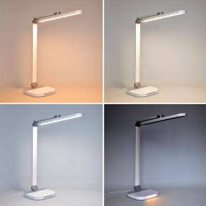 Lampada da tavolo LED dimmerabile con funzione Touch con notte illuminazione LED/10W/5V 3000/4000/5000K bianco