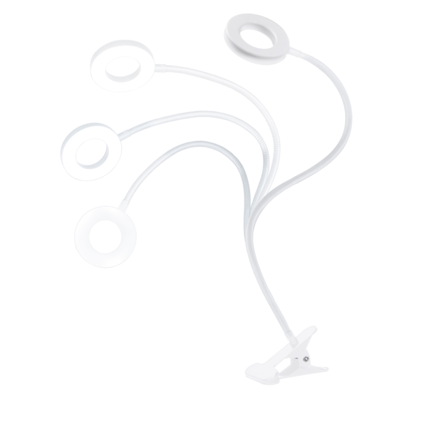 Dimmbare LED-Tischlampe mit Clip LED/8W/230V 3000/4000/5000K weiß