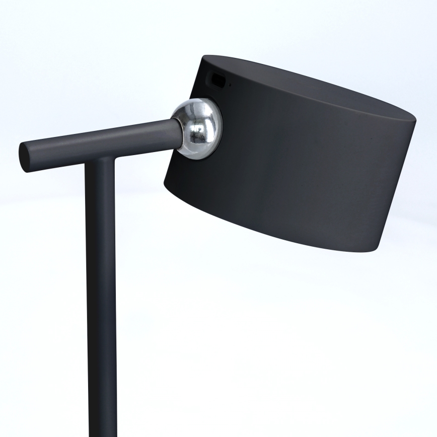 Lampada LED Dimmerabile touch ricaricabile 3in1 LED/4W/2000 mAh 3000/4000/6500K nero