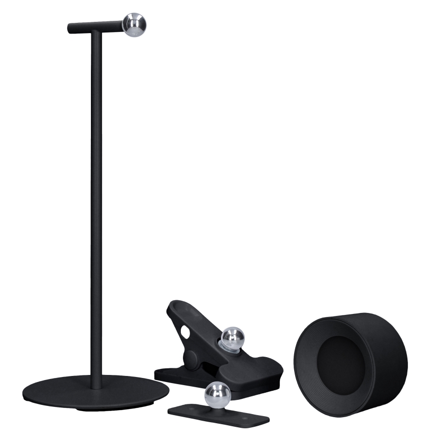 Lampada LED Dimmerabile touch ricaricabile 3in1 LED/4W/2000 mAh 3000/4000/6500K nero