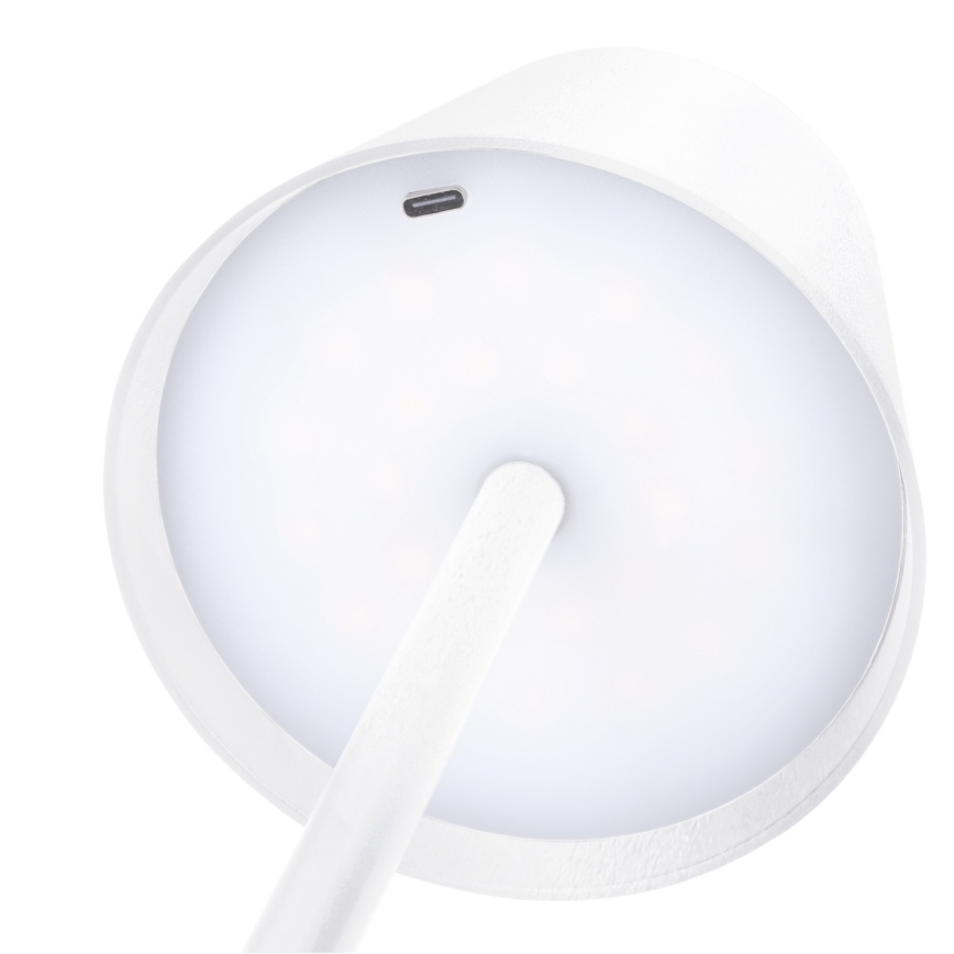 Lampada da tavolo ricaricabile dimmerabile a sfioramento LUCCA LED/3,7V 3000/4000/6500K 2000 mAh bianca
