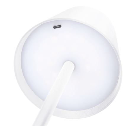 Lampe de table tactile LED rechargeable à intensité variable LUCCA LED/3,7V 3000/4000/6500K 2000 mAh blanche
