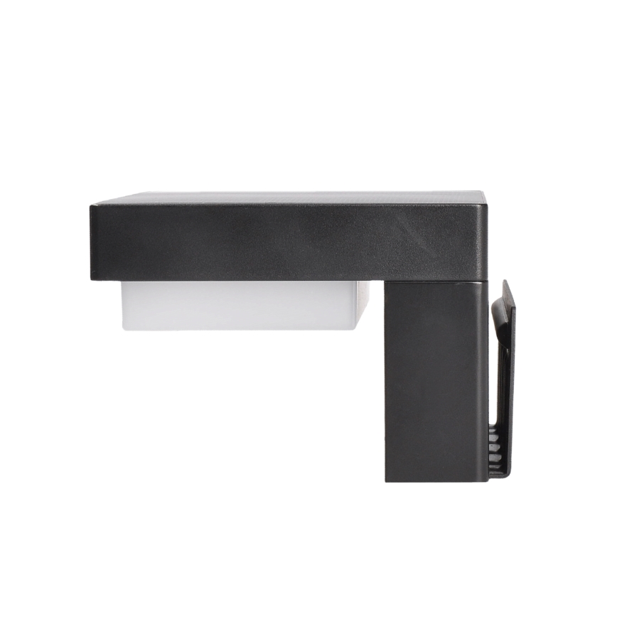 LED Applique solare con sensore di movimento e crepuscolare PALERMO LED/5W/2000 mAh IP54 nero