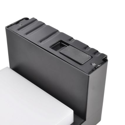 LED-Solarwandleuchte mit Bewegungs- und Dämmerungssensor PALERMO LED/5W/2000 mAh IP54 schwarz