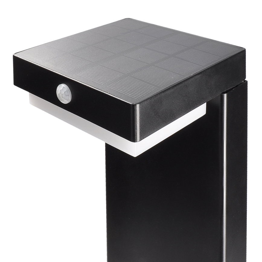 Lampada solare LED con sensore di movimento e crepuscolare PALERMO LED/5W/2000 mAh IP54 nero