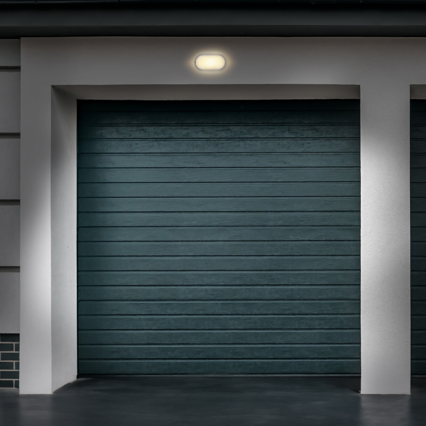 Applique murale extérieure LED/13W/230V 4000K IP54 gris ovale