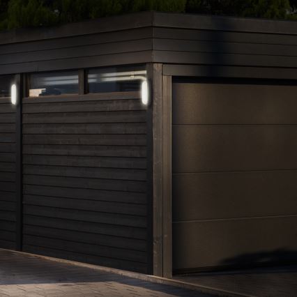Applique murale extérieure LED/13W/230V 4000K IP54 gris ovale