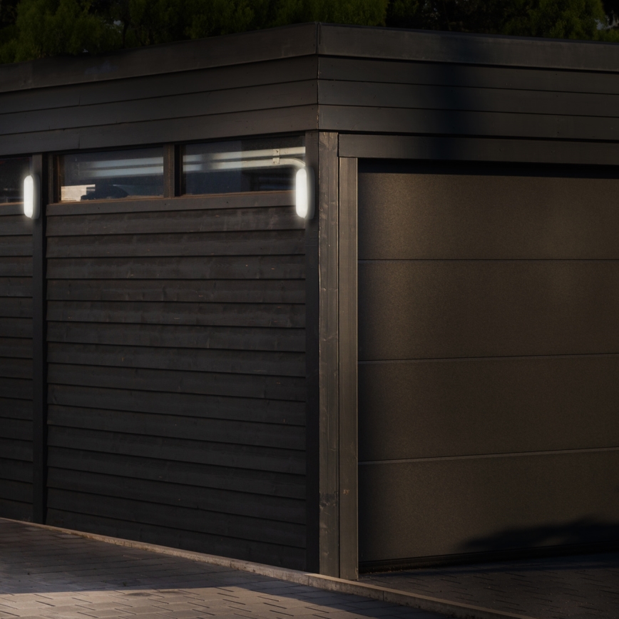 Applique murale extérieure LED/13W/230V 4000K IP54 gris ovale