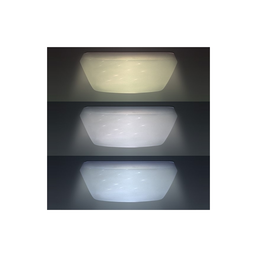 Dimmbare LED Deckenleuchte STAR LED/24W/230V + Fernbedienung