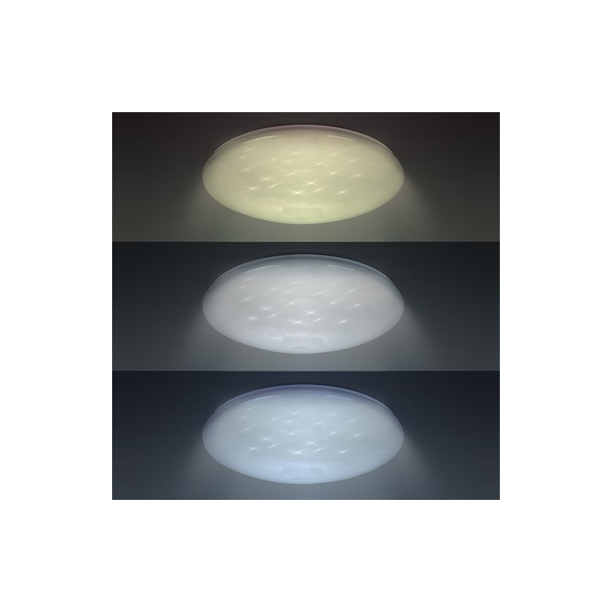 Plafonnier à intensité variable STAR LED/24W/230V + télécommande