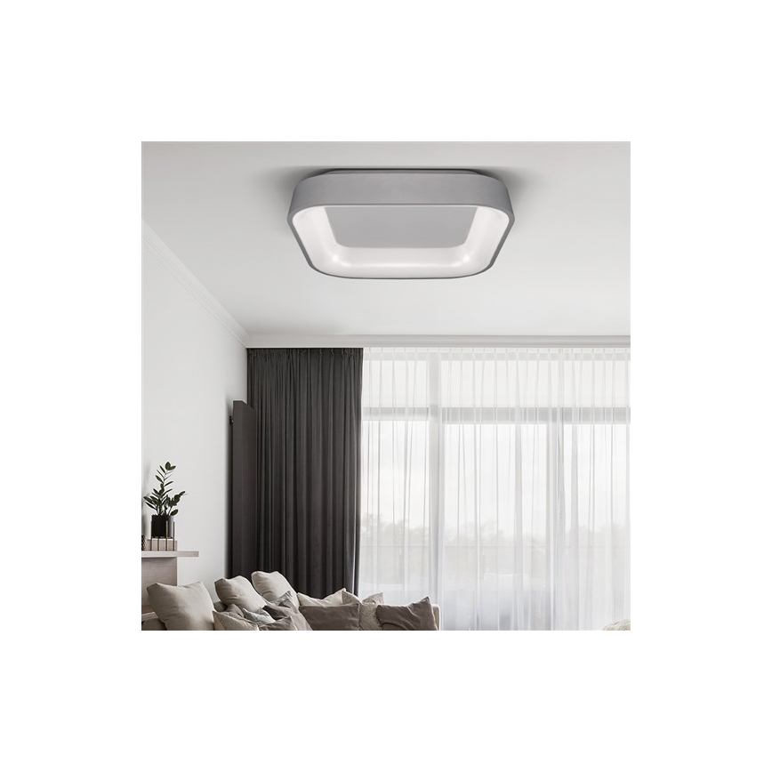 Plafoniera LED dimmerabile TREVISO LED/48W/230V + Telecomando