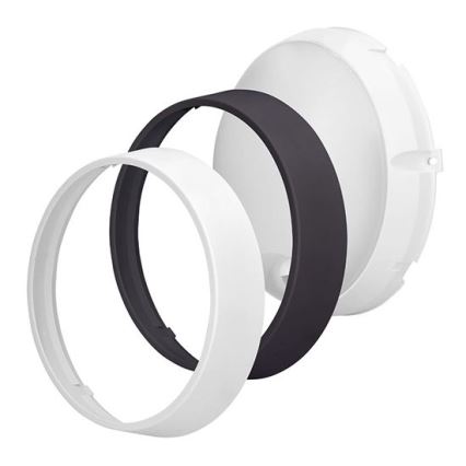 Applique da esterno a LED con sensore 2-in-1, 20W, 230V, 3000/4000/6500K, IP65, Ø 22 cm