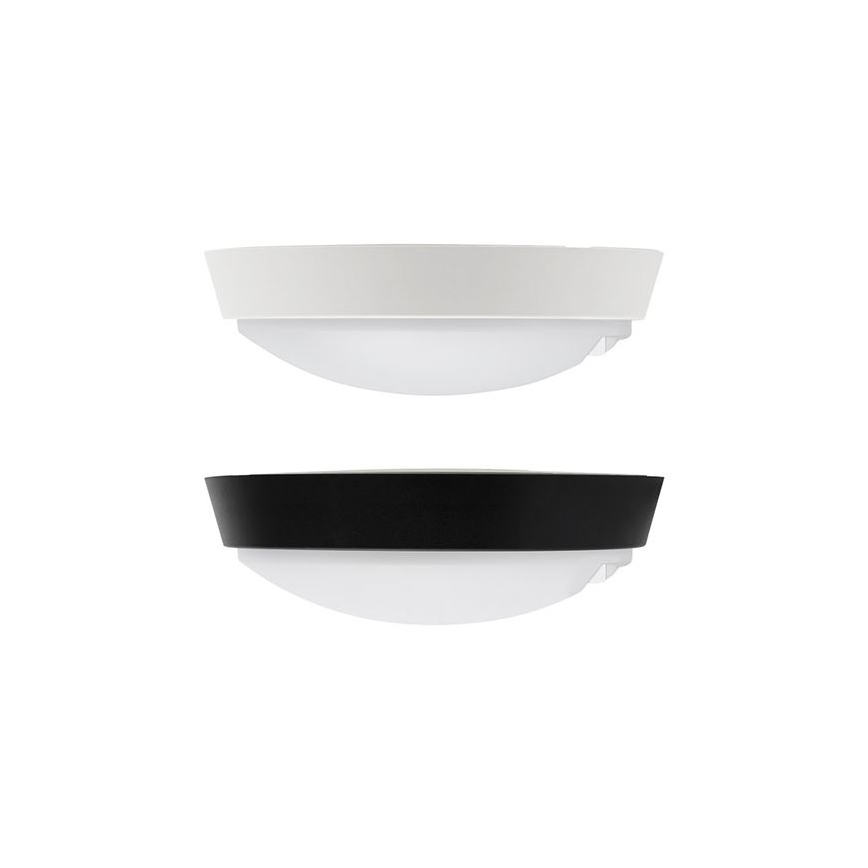 Applique da esterno a LED con sensore 2-in-1, 20W, 230V, 3000/4000/6500K, IP65, Ø 22 cm