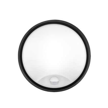 Applique murale d'extérieur LED avec capteur 2 en 1 LED/20W/230V 3000/4000/6500K IP65 Ø 22 cm