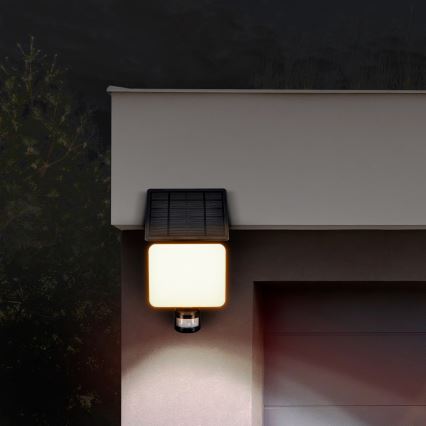 LED-Solarstrahler mit Bewegungssensor LED/11W/3,7V 4400mAh 3000K/4000K/6500K IP54