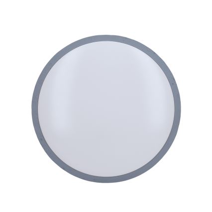 LED Dimmbares Deckenleuchte GREY LED/48W/230V 3000-6500K grau Ø 38 cm + Fernbedienung