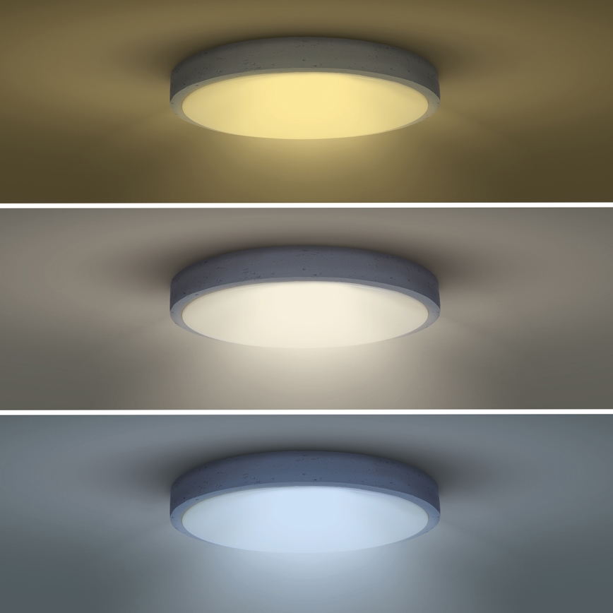 Plafoniera LED dimmerabile GREY LED/60W/230V 3000-6500K grigio diam. 49 cm con telecomando