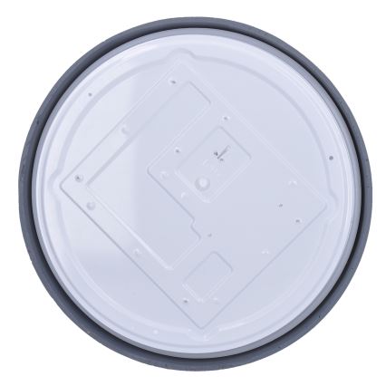 Plafoniera LED dimmerabile GREY LED/60W/230V 3000-6500K grigio diametro 49 cm + telecomando