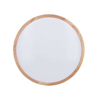 Plafonnier à intensité variable WOODY LED/48W/230V 3000-6500K chêne d. 38 cm + télécommande