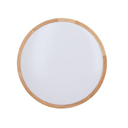 Plafoniera LED dimmerabile SOLID OAK LED/60W/230V 3000-6500K quercia diametro 51 cm + telecomando