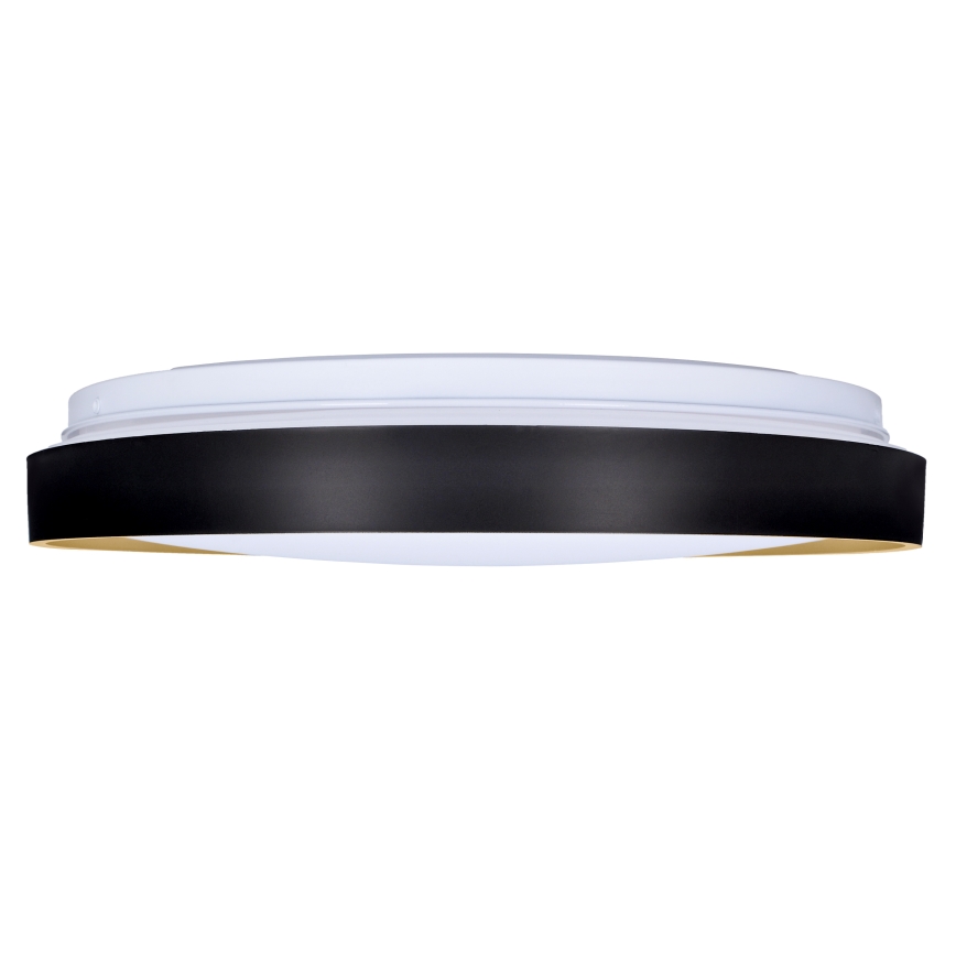 Dimmbare LED-Deckenleuchte CALA LED/48W/230V 3000-6500K schwarz/golden + Fernbedienung