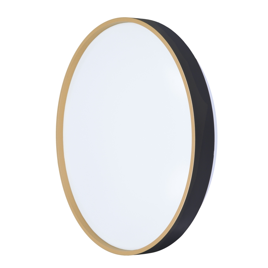 Plafoniera LED dimmerabile CALA LED/48W/230V 3000-6500K nero/oro + telecomando
