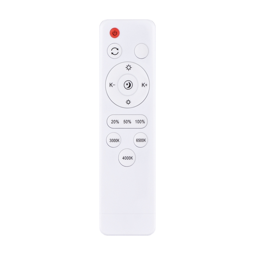Plafoniera LED dimmerabile CALA LED/48W/230V 3000-6500K nero/oro + telecomando