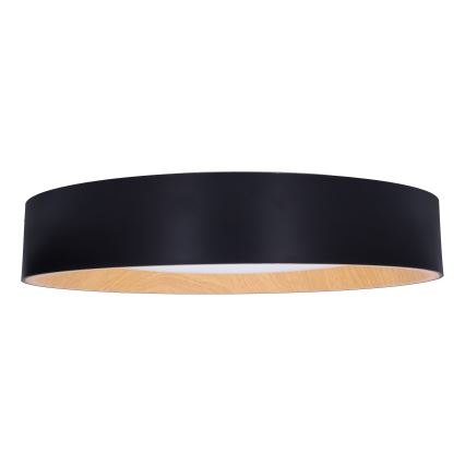 Dimmbare LED-Deckenleuchte LARIOS LED/48W/230V 3000-6500K d 39 cm schwarz + Fernbedienung