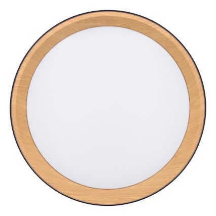 Plafoniera LED dimmerabile LARIOS LED/48W/230V 3000-6500K diametro 39 cm nero + telecomando