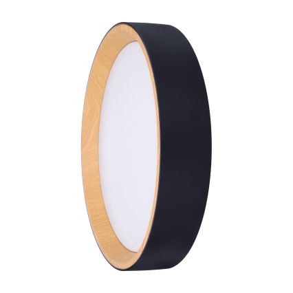 Plafoniera LED dimmerabile LARIOS LED/48W/230V 3000-6500K diametro 39 cm nero + telecomando