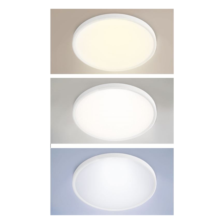 Lampada LED dimmerabile da soffitto (montaggio a plafone o a sospensione) 40W/230V 3000-6500K + telecomando