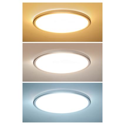 LED-Deckenleuchte für Badezimmer ACATE LED/24W/230V 3000/4000/6000K Ø 29,3 cm IP54