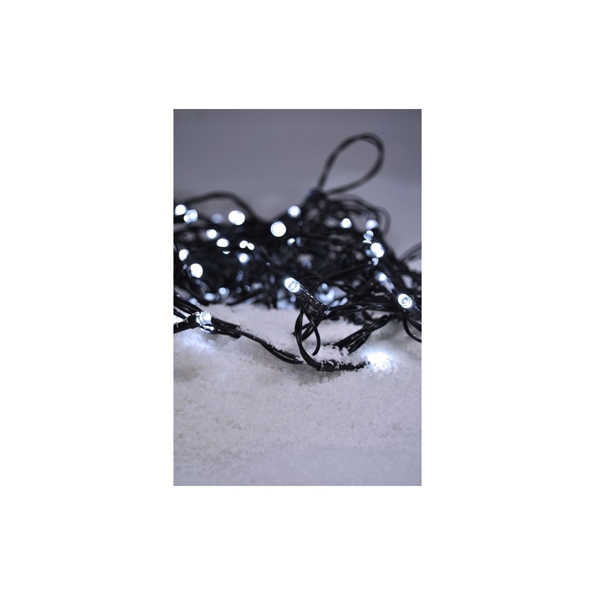 Guirlande de Noël LED d'extérieur 100xLED /230V IP44 10m blanc froid